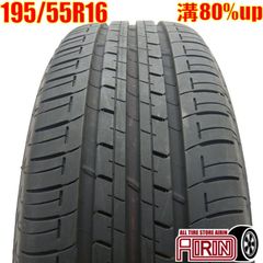 中古 195/55R16 BRIDGESTONE ECOPIA EP150 1本 ノーマルタイヤ サマータイヤ ブリヂストン エコピア EP150 iQ アリオン プレミオ ウイングロード ノート ミニ プジョー207 などに 中古タイヤ 16インチ