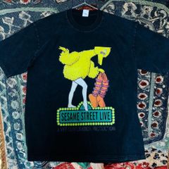 裏ビッグバード Ｔシャツ ティーシャツ ダメージ加工 攻め 前衛的 男性 レトロ 美脚 Big Bird ウォッシュ加工 半袖 Tシャツ 夏 新品 XL 2XL レトロ 個性的 奇抜  攻め 前衛的 ビンテージリプリント vintage riprint 古着