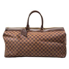 【LOUIS VUITTON】 ルイ・ヴィトン グリニッジGM N41155 ダミエ エベヌ ブラウン系 旅行鞄 ボストンバッグ 旅行バッグ 大容量 レディース メンズ ユニセックス 【中古品】 USED-B 【9304】
