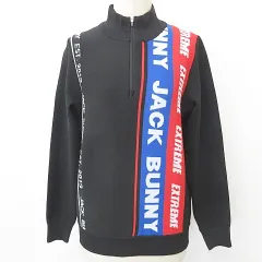 パーリーゲイツ PEARLY GATES ジャックバニー Jack Bunny!! ゴルフ ニット セーター 長袖 ハイネック ハーフジップ 2021年モデル ブラック レッド ブルー ホワイト 黒 赤 青 白 0