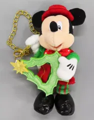 【中古】ぬいぐるみ ミッキーマウス(パーフェクト・クリスマス) ぬいぐるみバッジ 「ディズニー・クリスマス2022」 東京ディズニーシー限定
