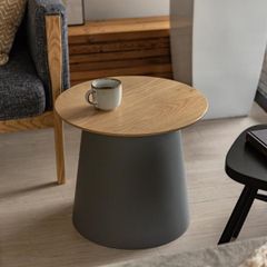 送料無料テラゾー柄ラウンドテーブル幅60cm 大理石柄 北欧モダン 新品