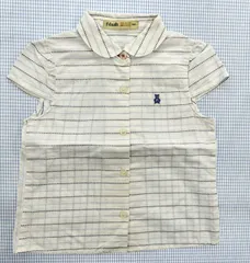 ファミリア f dash FAMILIAR ブラウス 100cm 子供服 中古