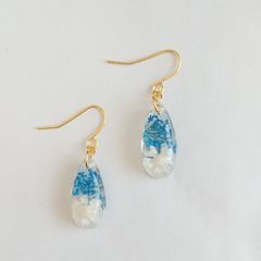 Sale☆ No.10 ハンドメイド ドライフラワー ピアス