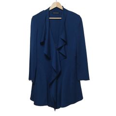 HIROKO KOSHINO(ヒロココシノ) カーディガン サイズ40 M レディース美品  - 黒×ダークグレー×ネイビー 長袖