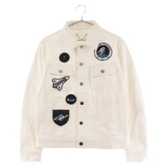 LOUIS VUITTON (ルイヴィトン) 19SS スペースワッペン デニム ジャケット ホワイト RM191M DKQ HGA60Wのサムネイル