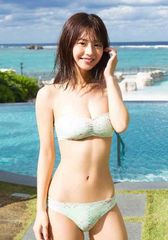 浅倉唯 超セクシー かわいい 美人 水着下着 巨乳美脚美尻 イラストアート B2ポスター
