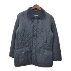 Barbour バブアー キルティングジャケット ブラック (メンズ M) 中古 古着 Q9396