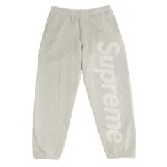 Supreme シュプリーム パーカー 23AW  Satin Applique Sweatpant サテン アップリケ ロゴ スウェット イージー パンツ ホワイト系 M【中古】のサムネイル