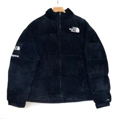 【楠本質店/元住吉】シュプリーム/SUPREME　THE NORTH FACE/ノースフェイス　23AW　スウェード　ヌプシ　ダウン　ジャケット　NF0A875N　サイズ：L　ブラック　メンズ