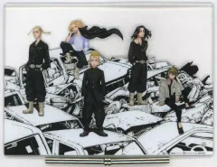 【中古】アクリルスタンド・アクリルパネル [単品] 集合 アクリルスタンド 「東京リベンジャーズ 東京卍會結成記念セット」 同梱特典