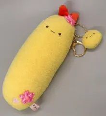 【中古】キーホルダー えびふらいのしっぽのもとのすがた(桜) ぶらさげぬいぐるみ 「すみっコぐらし」 すみっコぐらし堂 伊勢店限定