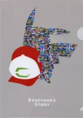 【中古】クリアファイル ピカチュウ(モザイク) クリアファイル 「劇場版ポケットモンスター みんなの物語×セブンイレブン」 対象商品購入特典