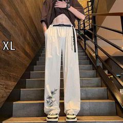 チュウカタベタイ at far heaven アイボリー パンツ XL ホワイト
