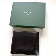 Paul Smith 二つ折り財布 ブラック マルチストライプ - メルカリ