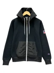 Champion (チャンピオン) ACTION STYLE FULL ZIP PARKA アクションスタイル フルジップ パーカー C3-J614 M ブラック メンズ/036