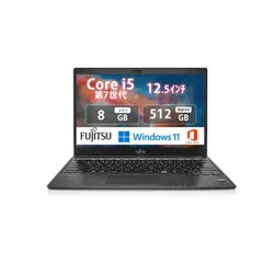 【人気商品】i5-7300U/HDMI/カメラ内蔵/WIFI/13.3型/メモリ:8GB 11/Core 2019/Win Office MS SSD512GB/bluetooth内蔵//(整備済み品) U938/S LIFEBOOK 薄型・軽量・FHD192