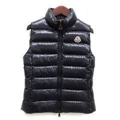 美品　MONCLER LUCILA ダウンベスト　フリル　ブラック　0 美品 MONCLER LUCILA ダウンベスト フリル ブラック 0
