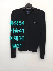 150 ポロ ラルフローレン キッズ ブラック ケーブル カーディガン