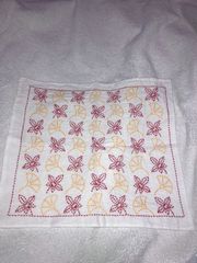 【送料込】完成品　刺し子 ふきん 紅葉&銀杏 もみじ&いちょう