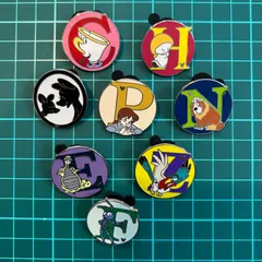 ディズニーピンバッジ　8点　まとめセット！chip/ファンタジア マッシュルーム ダンサー/海外ディズニー 隠れミッキー くまのプーさん カンガ ルー/Penny/nana/エリオット ピート/Zazu/Flik等