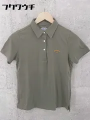 ◇ ◎ Callaway キャロウェイ 半袖 ポロシャツ サイズL ダークグレー系 レディース 【中古】 【1002801122027】