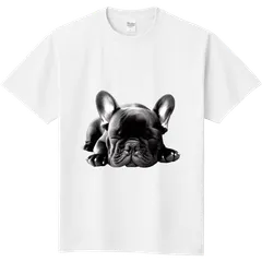 フレンチ・ブルドッグ　犬デザインTシャツ　メンズ・レディース・キッズ