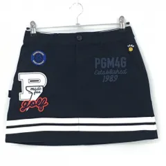 パーリーゲイツ スカート ネイビー 裾ライン ニコちゃん スマイル 30周年  レディース 0(S) ゴルフウェア PEARLY GATES