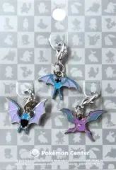 【中古】キーホルダー・マスコット(キャラクター) 041.ズバット＆042.ゴルバット＆169.クロバット 全国ずかんメタルチャーム(3個セット)  「ポケットモンスター」 ポケモンセンター限定