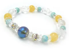 ラリマー ブレスレット パワーストーン ブレスレット レディース 天然石 数珠 アクセサリー レディースブレスレット