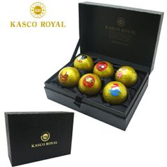 【特価商品】キャスコ　ロイヤル3 和柄 ゴルフボール KASCO ROYAL3 6個入 純日本製
