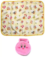 【中古】抱き枕カバー・シーツ・ブランケット カービィ ブランケット in バッグ 「星のカービィ プププなピクニックキャンペーン」 GiGO限定