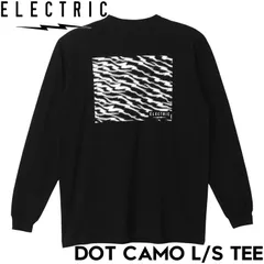 ロングスリーブTEE ロンT ELECTRIC エレクトリック DOT CAMO L/S TEE E25FT01 BLK 日本代理店正規品のサムネイル