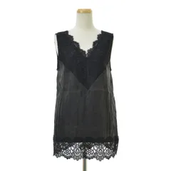 【UNITEDARROWSBEAUTY&YOUTH】1621-162-0439 レースプルオーバー TOPSノースリーブブラウス