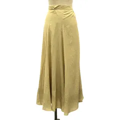 Chaos / カオス | ドルフ サテン ラップスカート | F | イエロー | レディース