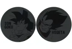 【中古】マグカップ・湯のみ 孫悟空/ベジータ メタルペアコースター 「一番くじ ドラゴンボール EX 地球を守る戦士たち」 G賞