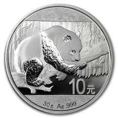 ☆本物保証☆2016年 パンダ 銀貨 10元 30g - メルカリ