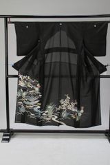 貸衣装処分品夏物　絽　留袖 リフォムドレス 留袖ドレス 小物作成