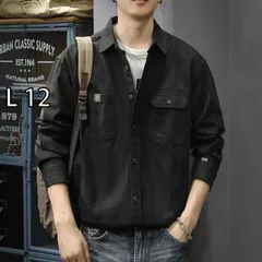 [L 12 ]メンズ ファッション 服  オシャレ シンプル 大人 かっこいい 大きいサイズ ストリート 紳士服  アメリカン レトロ ワークウェア 長袖 シャツ 秋 カジュアル コットン シャツ ハンティングジャケット