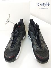 B857 [人気] NIKE ナイキ スニーカー 23.5cm ブラック AIR JORDAN XXXVII (GS) DD7421-091 レディース | G★