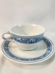 ノリタケ　ブルー　カップソーサー　6客セット