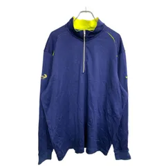 NIKE GOLF ジャージ XXLサイズ ナイキゴルフ ドライフィット ハーフジップ ビッグサイズ ネイビー 古着卸 アメリカ仕入 t2411-4342