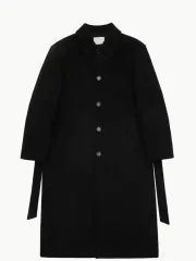 AMOMENTO アモーメント　コート AMOMENTO】23fw FUR MID COAT (AMOMENTO/ムートン・ファーコート