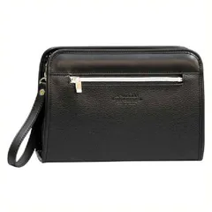 新品　セカンドバッグ クラッチバッグ ラベンナー三角ポーチ　26cm 銀行バッグ 集金バッグ 日本製 豊岡製鞄 3779-01 木和田