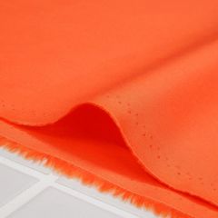 約110×50cm　無地 綿ブロード生地 H9000-14 オレンジ　生地 布地 布 ハンドメイド