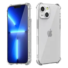 seninhi 対応 iPhone 13 ケース 四隅?化保護 iPhone13 カバー TPUカバー 液晶 スマート アイフォン 13 TPUカバー あいほん13 保護ケース 保護カバー 日本AGC旭硝子素材製 【 高い透明度 黄変しにくい 指紋防止 衝 1