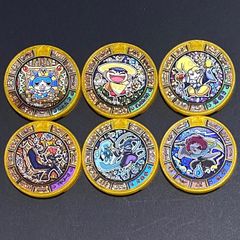 ☆新品☆メダランド未登録★妖怪ウォッチ★　トレジャーメダル04　〜巨石文明の二つの奇跡〜　ゴールドランクTメダル　6種類　ネコ2世　ざしきわら神　福禄寿　ゾンビー・C　オロチ　夜行　まとめ売り　妖怪ウォッチ　妖怪メダル