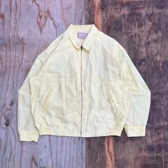 McGREGOR マックレガー スイングトップ ジャケット ハリントン ドリズラー ブルゾン ジップアップ レモン イエロー ペールカラー VINTAGE 古着 MF167のサムネイル