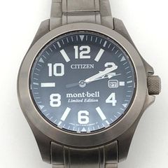 【中古】CITIZEN × mont-bell プロマスター 腕時計 BN0111 シルバー シチズン モンベル[10][240010475502]