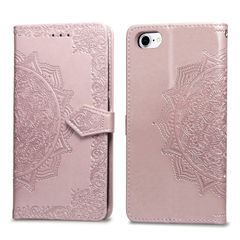 に適用するiPhone SE 第3世代 (2022) / iPhone SE 第2世代 (2020) / iPhone8 / iPhone7 ケース 手帳型 ノートブック型携帯電話保護カバー多機能携帯電話ホルスター財布携帯電話ホルダーバンプパターンテクスチャ耐